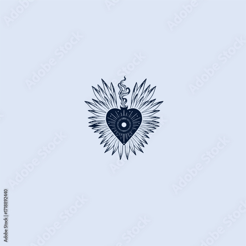 THESE HIGH QUALITY SACRED HEART JESUS VECTOR FOR USING VARIOUS TYPES OF DESIGN WORKS LIKE T-SHIRT, LOGO, TATTOO AND HOME WALL DESIGN