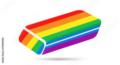 Rainbow eraser lgbtq pride eraser gay pride eraser lgbt eraser eraser for mistakes colorful eraser art eraser