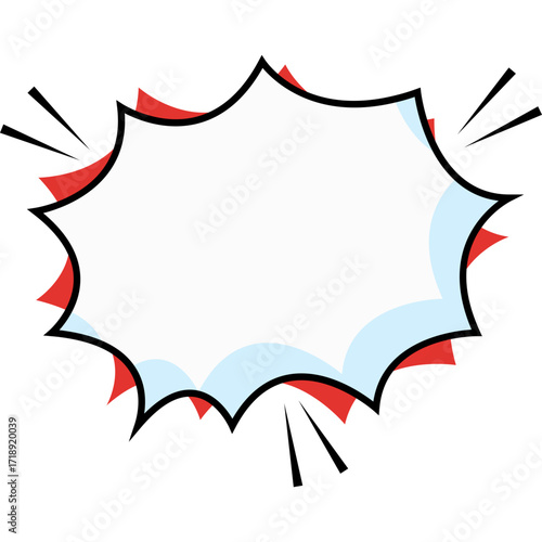 Comic Explotion Shape