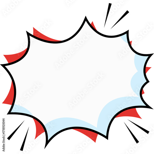 Comic Explotion Shape