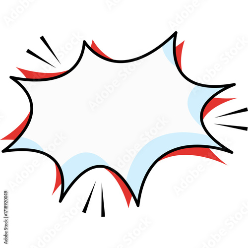 Comic Explotion Shape
