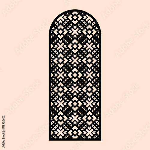 Islamic geometric pattern vector arabic ornament traditional arabesque decoration mosque design