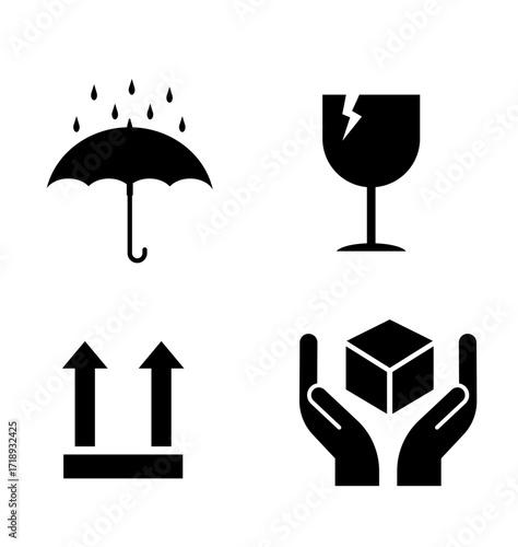 취급주의 아이콘