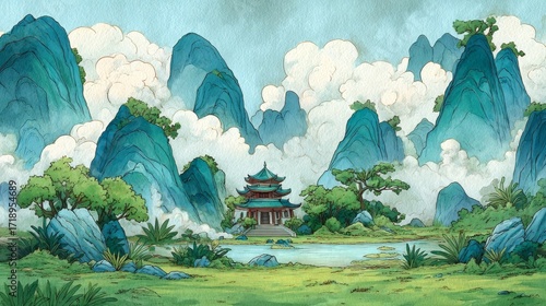 buddhist temple in nepal