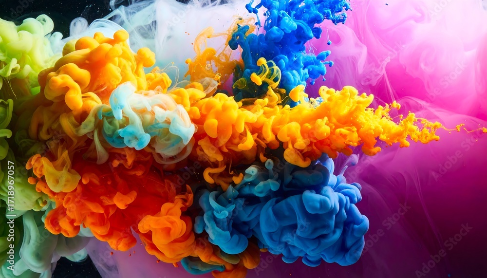 Obraz premium Abstract ink explosion