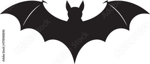  Wild Bat Silhouette Vector Illustration
