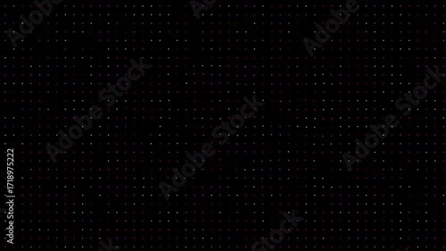 Futuristic Digital Ball Grid Loop background animation