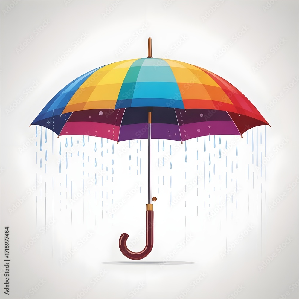 custom made wallpaper toronto digitalcolorful umbrella
