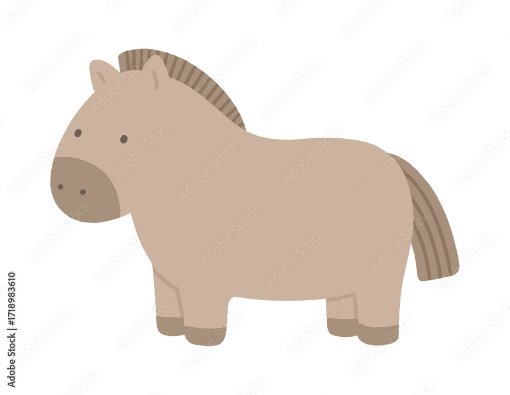 Fototapeta premium Cute pony