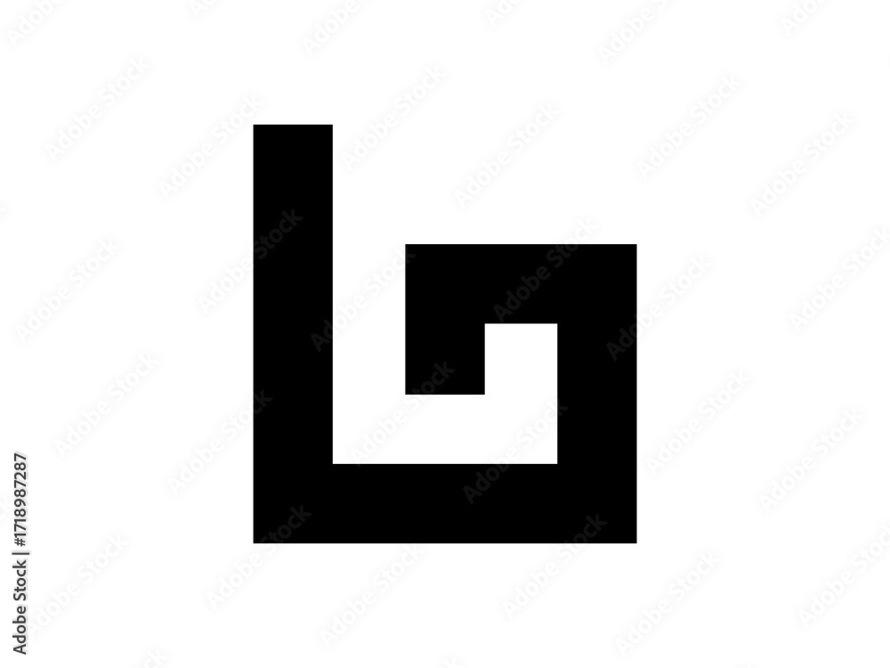 Obraz premium abstract L letter logo design - creative L logo