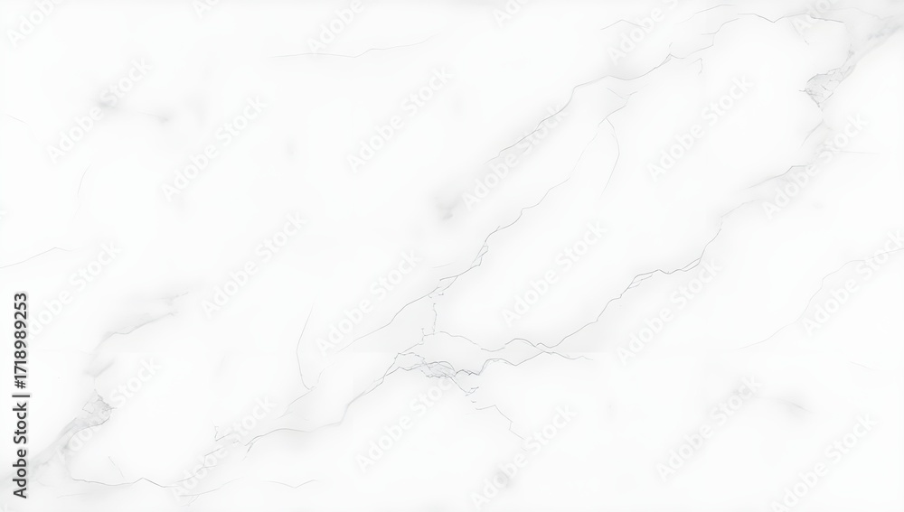 Obraz premium Elegant white marble texture with subtle gray natural stone veins