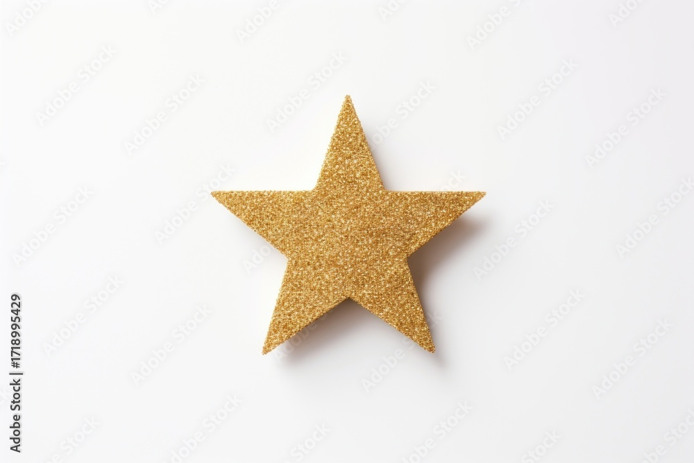 Obraz premium Glitter gold star celebration.