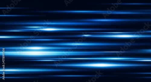Stunning digital background with vibrant blue light streaks creating a sense of speed and futuristic technology for innovative designs