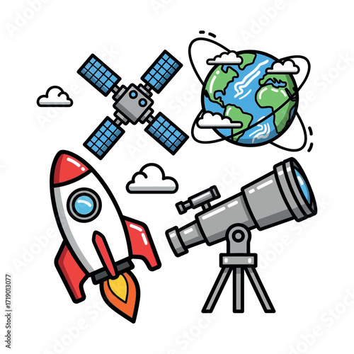 Exploring the Cosmos with Rockets Satellites and Telescopes