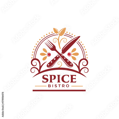 restaurant logo design vector