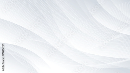 white and grey background with abstract curve shape and lines 