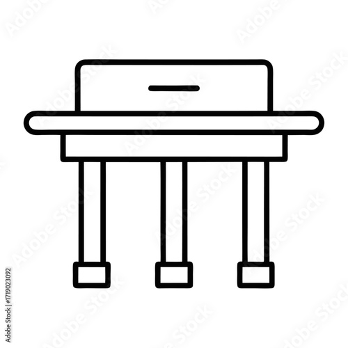 piano keys vector illustration