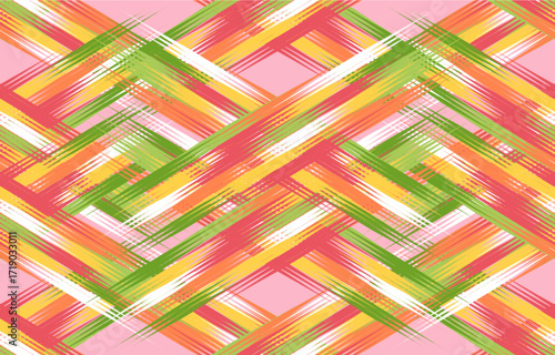 Design ikat pattern abstract geometric ikat ethnic, folk pattern Aztec style, Gyp sy, Mexican, Indian, Scandinavian, design ikat for background, wallpaper, carpet, wrapping, fabric, textile fashion. 