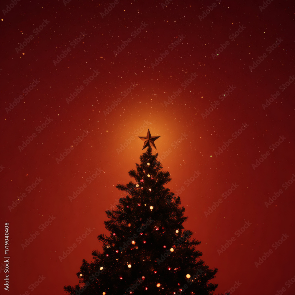 Fototapeta premium abstract christmas tree