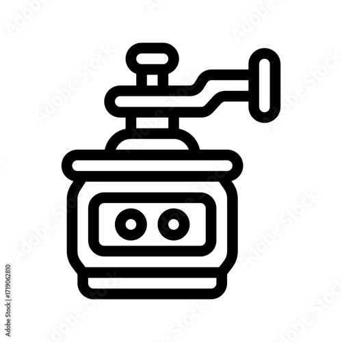 icon grinder with style outline