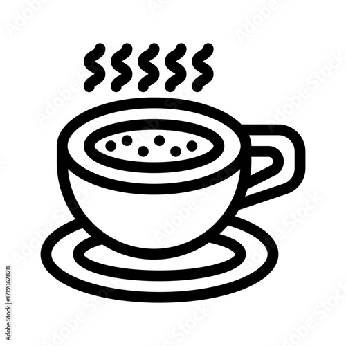 icon espresso with style outline