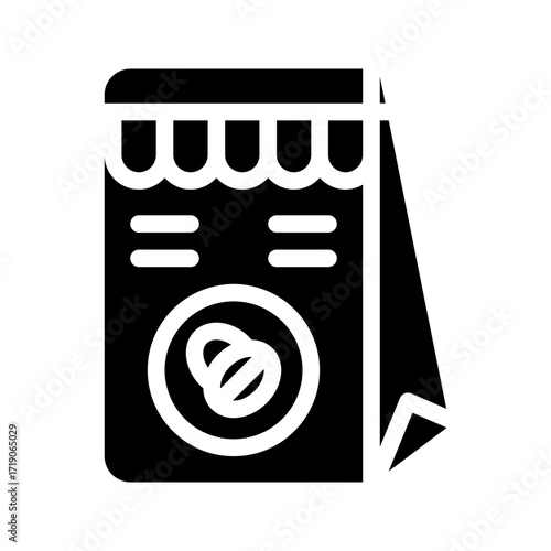 icon bag with style glyph