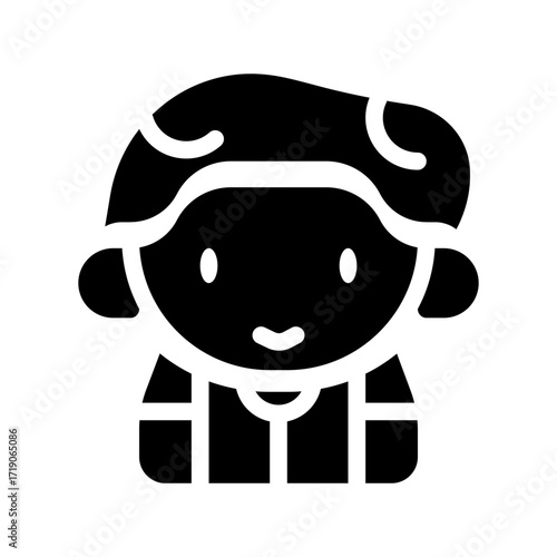 icon barman with style glyph