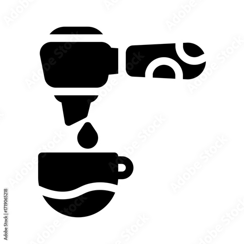 icon portafilter with style glyph