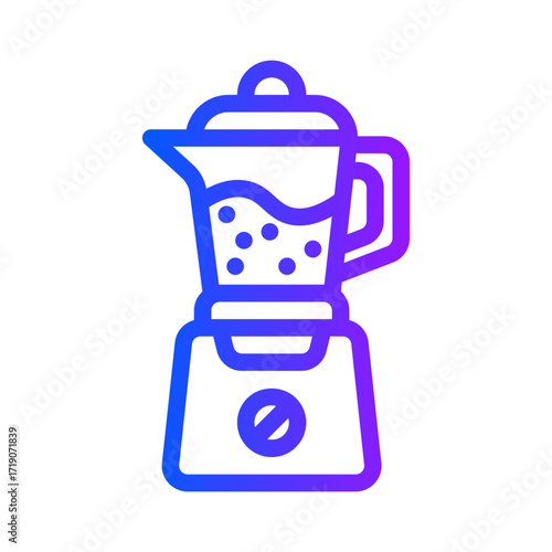 icon blender with style gradient