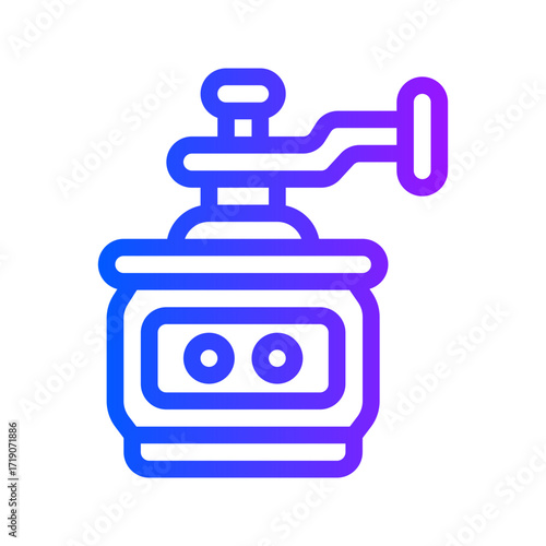 icon grinder with style gradient