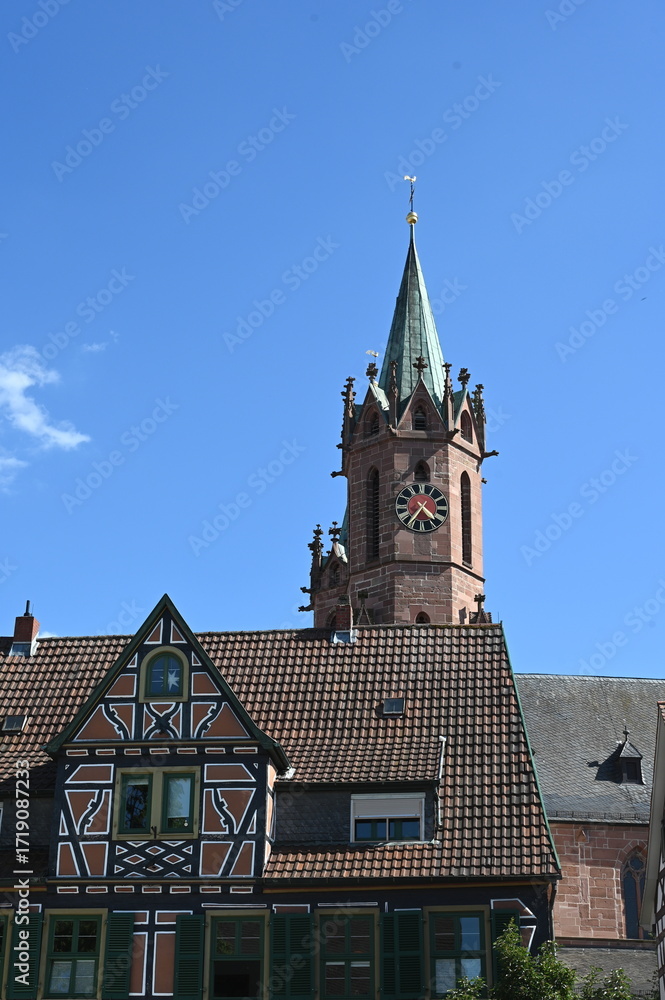 Fototapeta premium St. Gallus-Kirche in Ladenburg