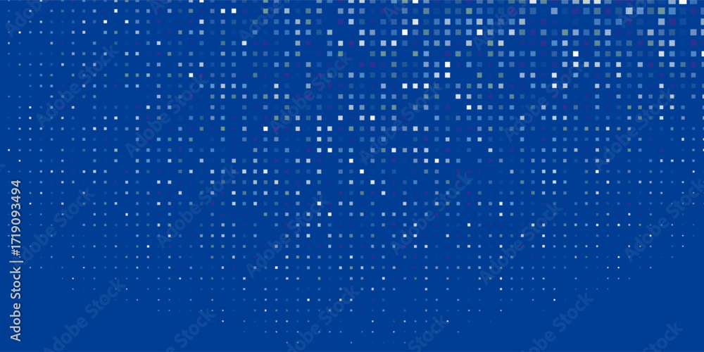 Fototapeta premium Dotted Blue Tech Finance Fintech Background Abstract Pixel Pattern Modern Abstract Simple