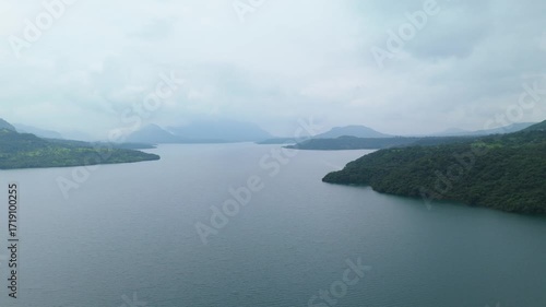 River passing through mountains