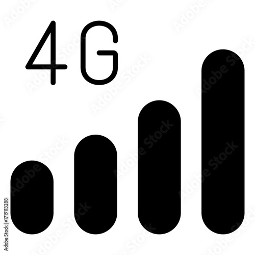 Signal Strenght Glyph Icon