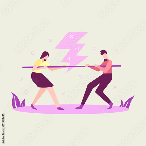 Conflict Resolution Tug-of-War for Success