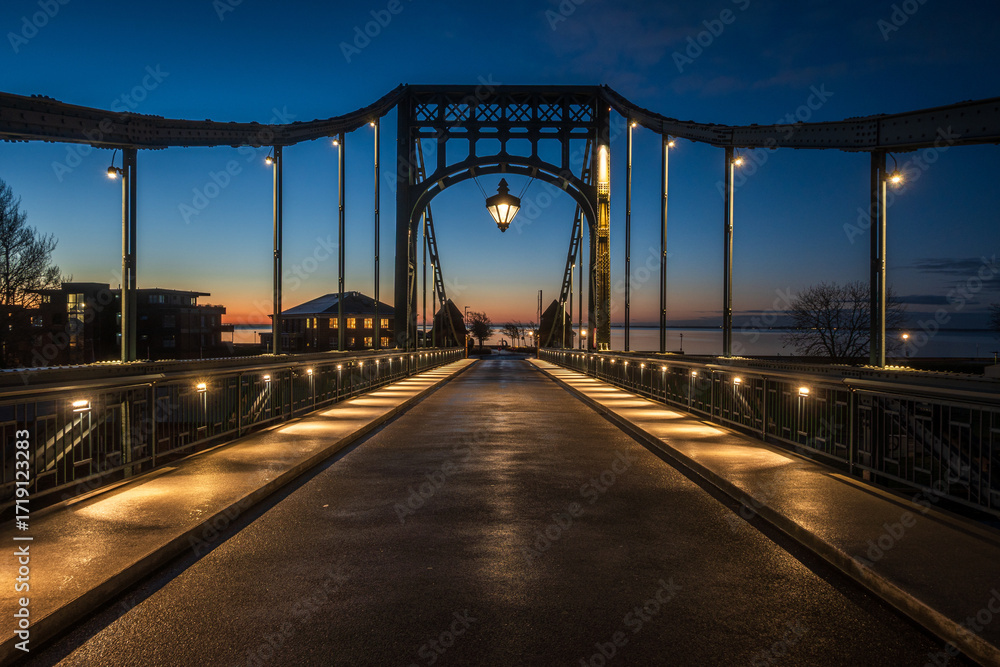 Fototapeta premium Wilhelmshaven - Sonnenaufgang
