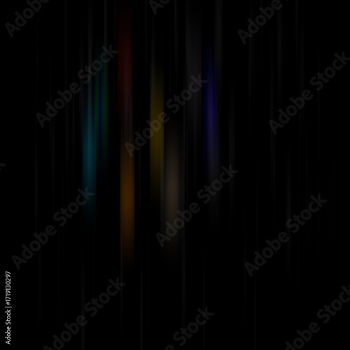 Abstract Composition of Blurred, Vibrant Colors Against a Dark Background for Art