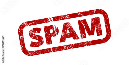 Spam grunge rubber stamp - vector illustration