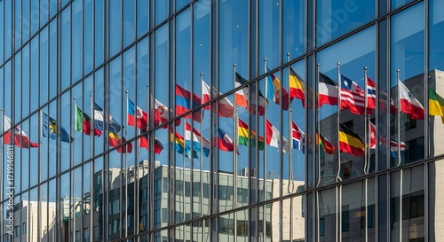 Modern building as symbol of democracy