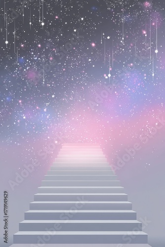 Wallpaper Mural A stairway to the heavens, lit by starlight Torontodigital.ca