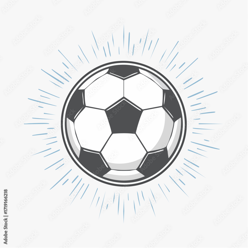 Fototapeta premium soccer ball vector