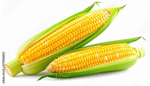 Wallpaper Mural corn isolated on white background Torontodigital.ca