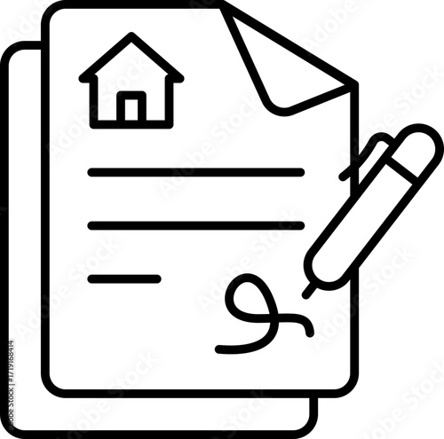 Rental Agreement Icon