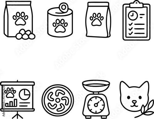 set of cereal boxes with bowl and spoon illustration isolated on white background. healthy breakfast icon. hand drawn vector. doodle art for logo, brand, label, clipart, advertising, cover, poster.