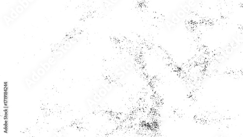 Black and white grunge background with scratched paper illustration. Distressed cardboard texture with vintage wrinkled paper overlay. 