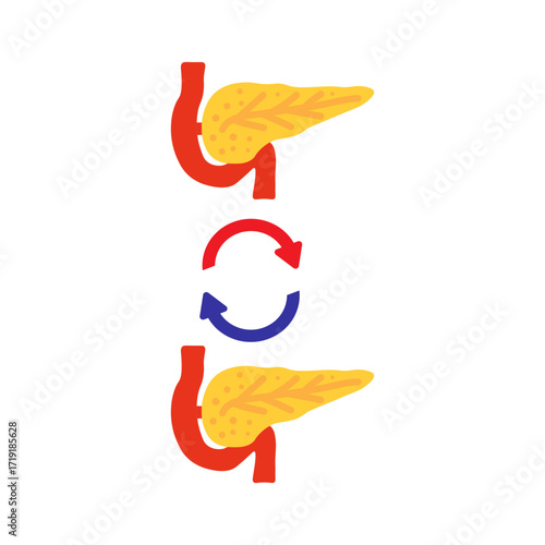 Pancreas Transplant Medical Icon