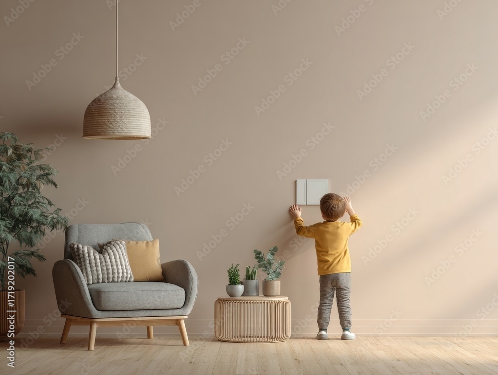 Obraz premium man sitting on the floor