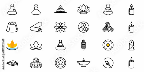 Collection of Wellness and Spa Icons