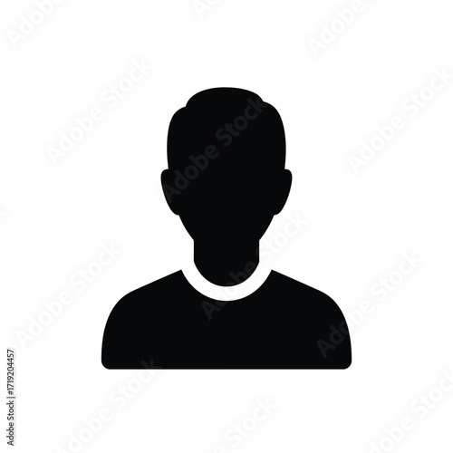 Vector art of silhouette of a person