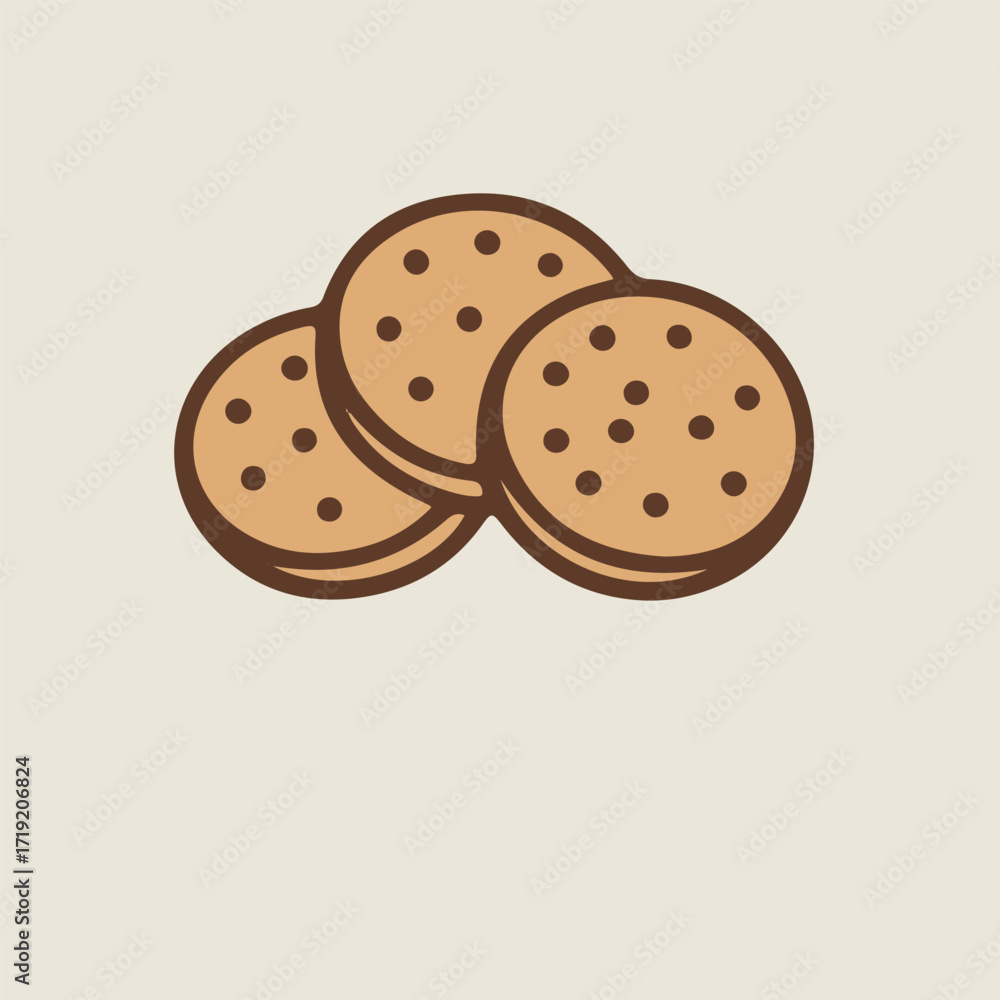 Fototapeta premium chocolate chip cookies